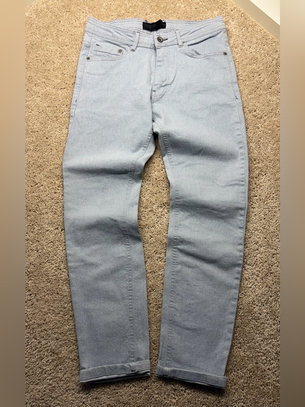 Gray Skater Jeans